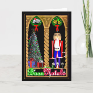 Carte italienne de Joyeux Noël de Buon Natale