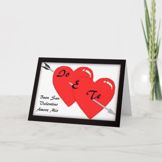 Carte italienne de Saint-Valentin (Devant)