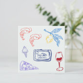 Carte Italy Coastal Food (Debout devant)