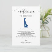 Carte Itinéraire de la lettre de bienvenue du Mari (Debout devant)