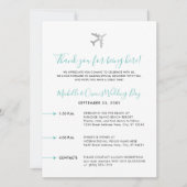 Carte Itinéraire de mariage de destination du sac de bie (Devant)