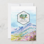 Carte Itinéraire du week-end de bachelorette | Camp d'ét (Dos)