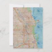 Carte Itinéraire du week-end de bachelorette | Chicago (Dos)