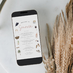 Carte Itinéraire du week-end de Bachelorette Pays