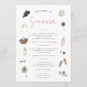 Carte Itinéraire du week-end de Bachelorette Pays  (Devant)