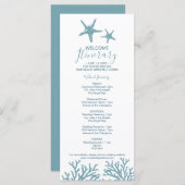 Carte Itinéraire Mariage Sea Star (Devant / Derrière)