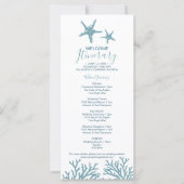 Carte Itinéraire Mariage Sea Star (Devant)