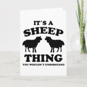 Carte Its A Sheep Thing Design Sheeps Lamb Farmer Gift (Devant)