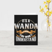 Carte It's A Wanda Thing You Wont Understand (Fleur jaune)