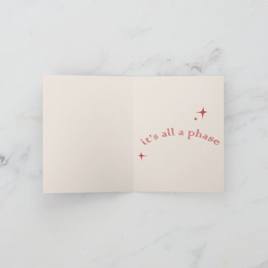 Carte It's All A Phase (Intérieur)