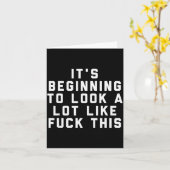 Carte It's Beginning To Look A Lot Like For This (Fleur jaune)