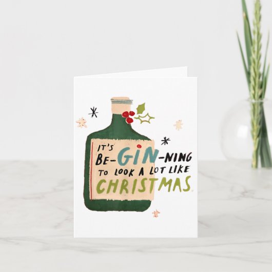 Carte It's Beginning To Look A Lot Like Tails Funny Chri (Devant)