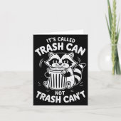 Carte It's Called Trash Can Not Trash Can't (Devant)