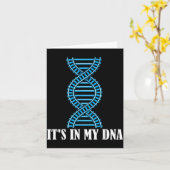 Carte Its In My Dna Train Track Railfan Railroad Lover  (Fleur jaune)