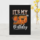 Carte It's My 13th Birthday Sketll Theme 13 Years Old Bi (Fleur jaune)