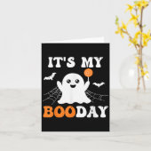 Carte It's My Booday Ghost Birthday (Fleur jaune)