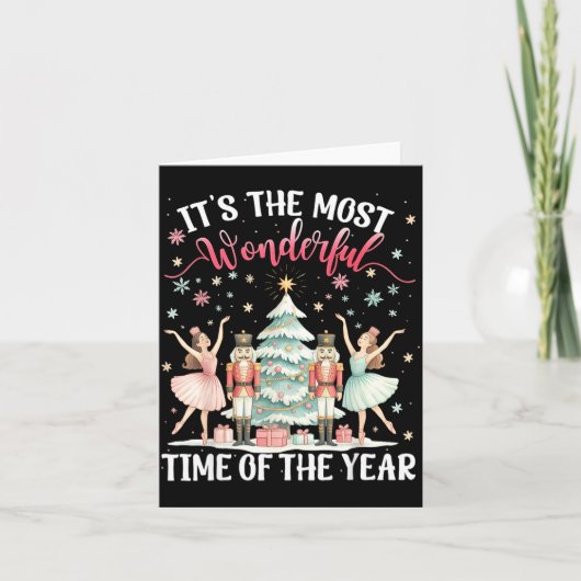 Carte It's The Most Wonderful Time Of The Year Nutcracke (Devant)