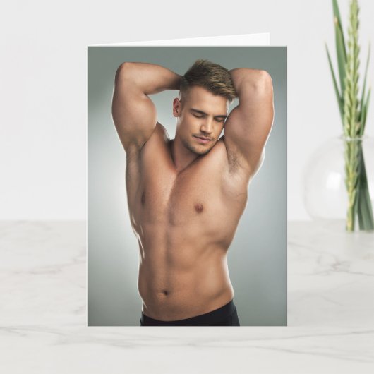 Carte It's The Pits Hot Guy Greetings Card (Devant)