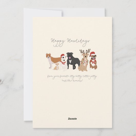 Carte Itty Bitty Pitty (Dos)