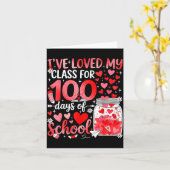 Carte I've Loved My Cl For 100 Days Of School Valentine  (Fleur jaune)