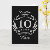Carte Ivoire Noces traditionnelles d'anniversaire de mar (Fleur jaune)