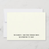 Carte Ivory Elegant Toutes Les Occasions Félicitations A (Dos)