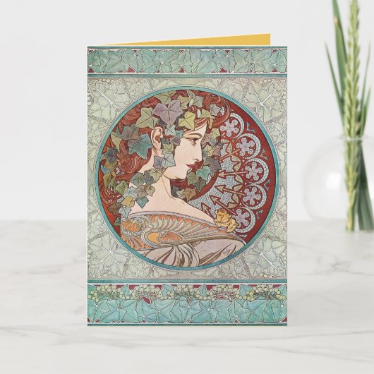 Carte Ivy Goddess Mucha (Devant)
