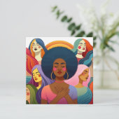 Carte IWD | Le 8 mars est la Journée internationale de l (Debout devant)