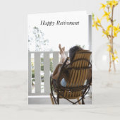 Carte j0430950, Bonne retraite (Fleur jaune)