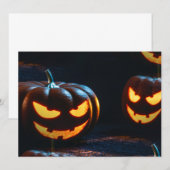 Carte Jack-o'-lantern (Devant / Derrière)