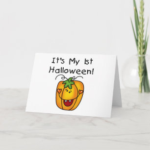 Carte Jack-o'-lantern 1er T-shirts et cadeaux Halloween
