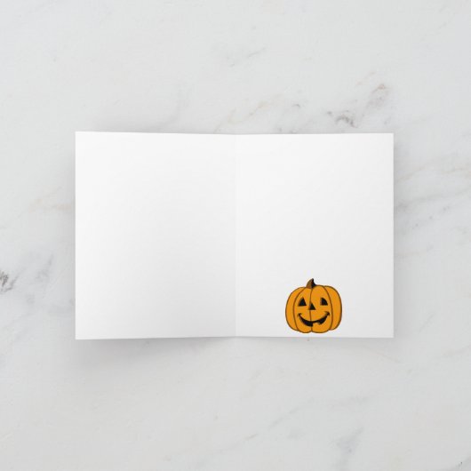 Carte Jack-o'-lantern 3 de Halloween (Intérieur)