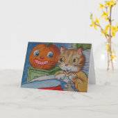 Carte Jack O'lantern du gingembre (Fleur jaune)