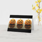 Carte Jack-o'lanternes (Fleur jaune)