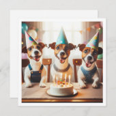 Carte Jack Russell Terrier, Jack Russell Terrier (Devant / Derrière)