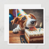 Carte Jack Russell Terrier, Jack Russell Terrier (Devant / Derrière)