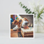 Carte Jack Russell Terrier, Jack Russell Terrier (Debout devant)