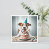 Carte Jack Russell Terrier, Jack Russell Terrier (Debout devant)