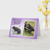 Carte Jacki TCHS Merci (Fleur jaune)