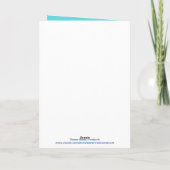 Carte Jackolantern et fleurs pliée 13 x 18 cm (Dos)