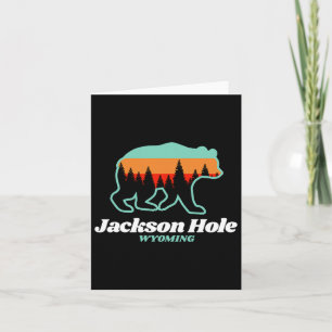 Carte Jackson Hole Wyoming Ski Snowboard Ours