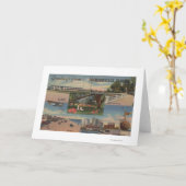 Carte Jacksonville, la Floride - salutations de (Fleur jaune)