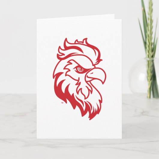 Carte Jacksonville State University Gamecocks Red Eagle (Devant)