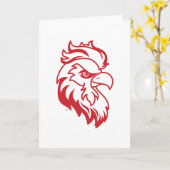 Carte Jacksonville State University Gamecocks Red Eagle (Fleur jaune)