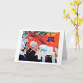 Carte Jacob Wrestling avec l'ange, Gauguin (Fleur jaune)