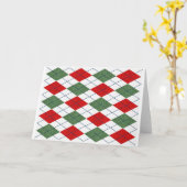 Carte Jacquard de Noël (Fleur jaune)