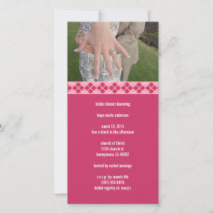 Carte Jacquard Fête des mariées