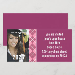 Carte Jacquard Senior Graduation Open Maisons Photo