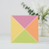 Carte Jacquard Sherbet (Debout devant)