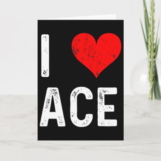 Carte J'adore Ace (Devant)